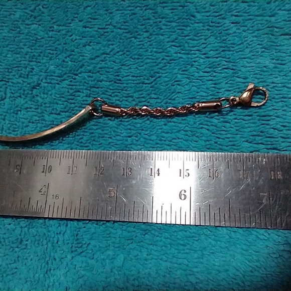 Goldtone Inspirational Chain Bar Bracelet Always Believe In Yourself Vintage - Picture 2 of 5